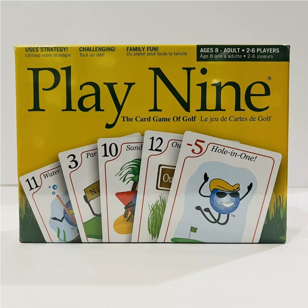 Play Nine The Card Game of Golf: Ages 8-Adult For 2-6 Players Family